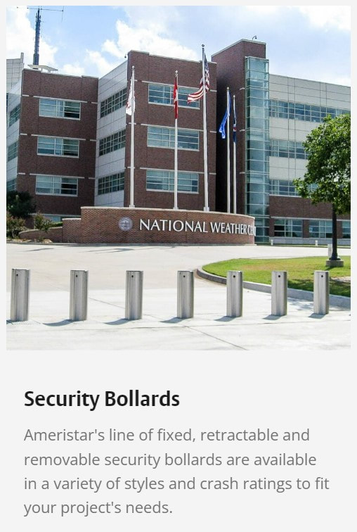 security fencing security bollards