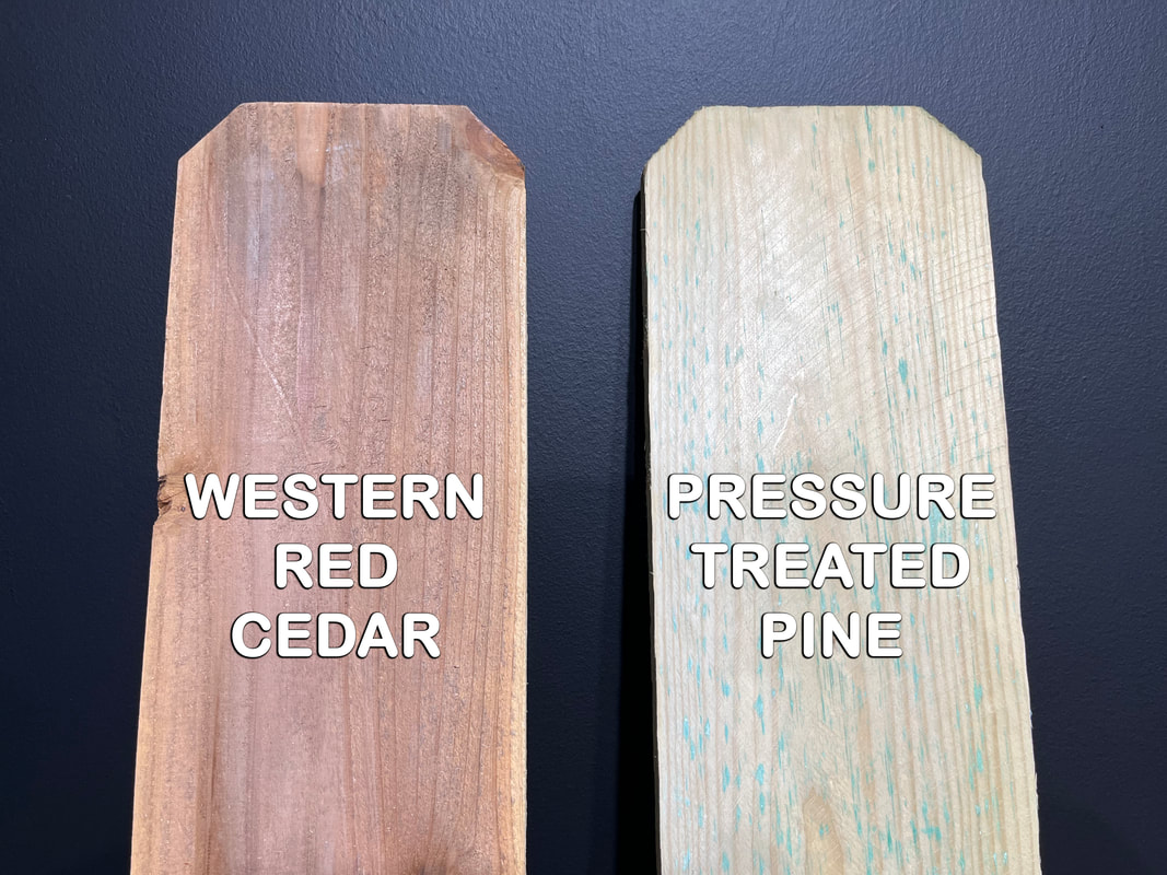 wood fencing pressure treated pine cedar fence