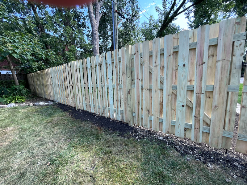 fence installation schaumburg illinois pressure treated pine